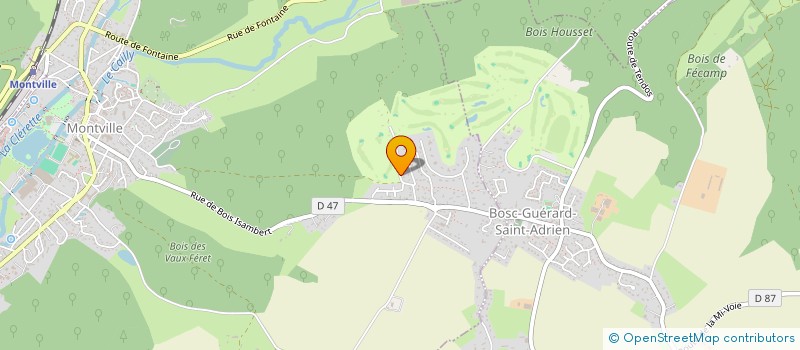 localisation de l'entreprise JENICAUR  MONTVILLE