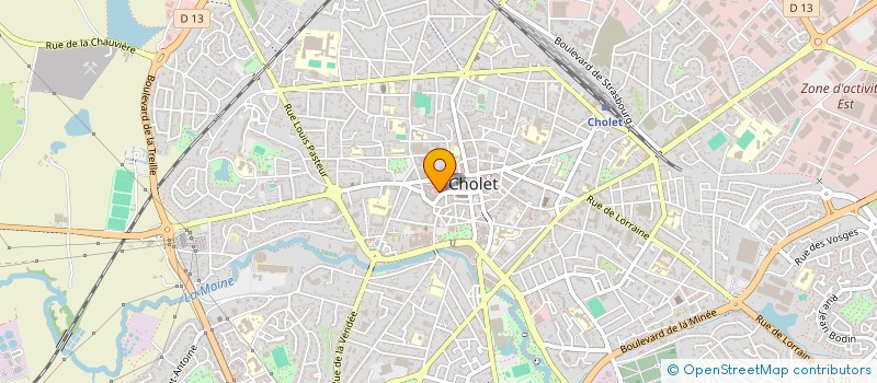 localisation de l'entreprise JENICO à CHOLET