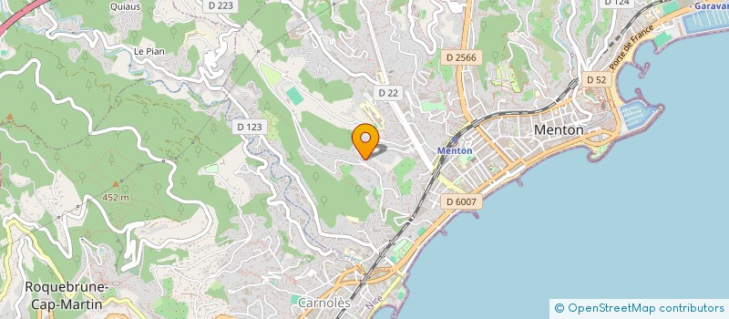 localisation de l'entreprise JENILY à MENTON