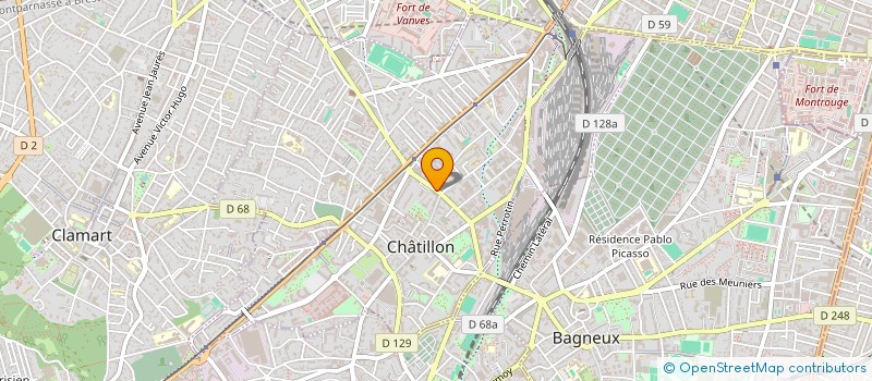 localisation de l'entreprise JENIM CONSULTING  CHATILLON