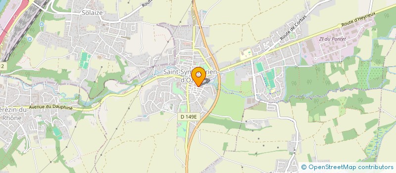 localisation de l'entreprise JENIPI INVEST  SAINT-SYMPHORIEN-D'OZON