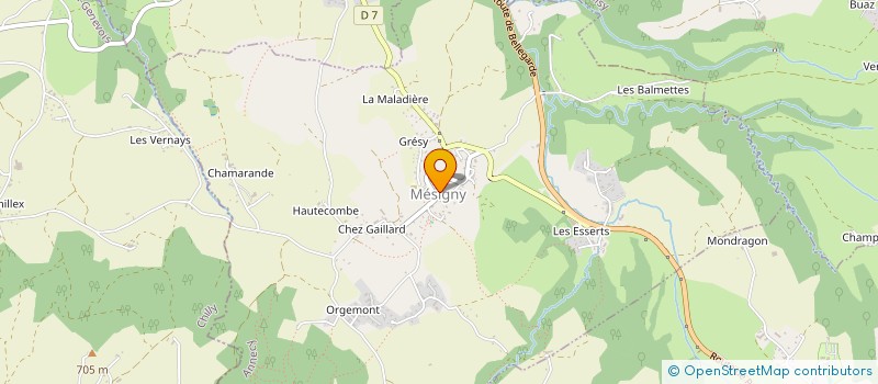 localisation de l'entreprise JENIROLY  EPAGNY METZ-TESSY