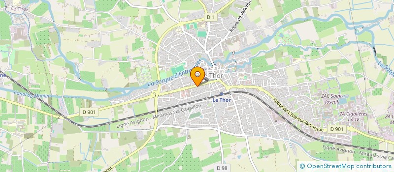 localisation de l'entreprise JENJOB TRAVAUX à LE THOR