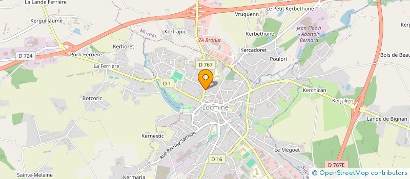 localisation de l'entreprise JENKA  LOCMINE