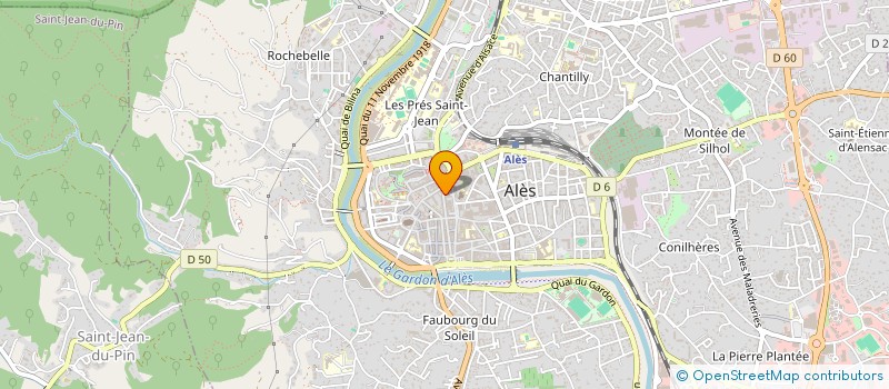 localisation de l'entreprise JENNA  ALES