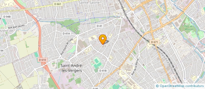 localisation de l'entreprise JENNA à SAINT-ANDRE-LES-VERGERS