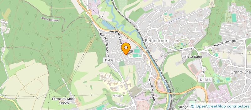 localisation de l'entreprise JENNA IMMO  BETHONCOURT