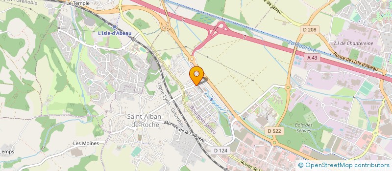 localisation de l'entreprise JENNA SOLUTIONS à BOURGOIN-JALLIEU