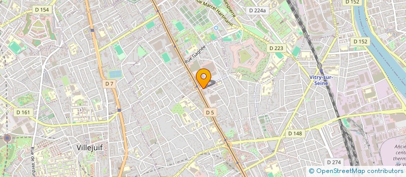 localisation de l'entreprise JENNA TRANSPORT  VITRY-SUR-SEINE