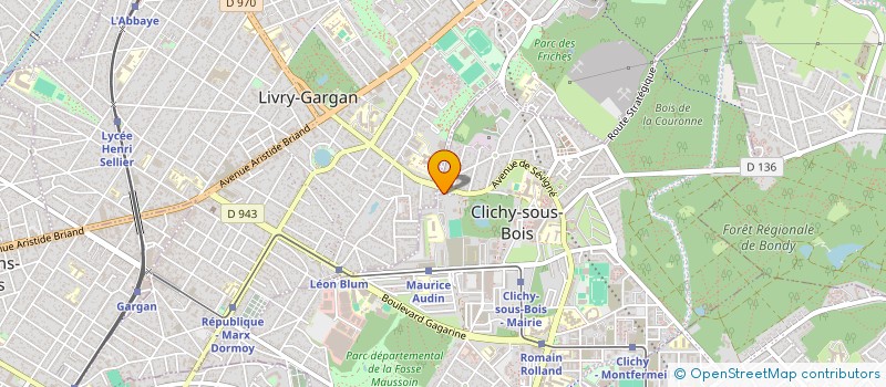 localisation de l'entreprise JENNAH à CLICHY-SOUS-BOIS