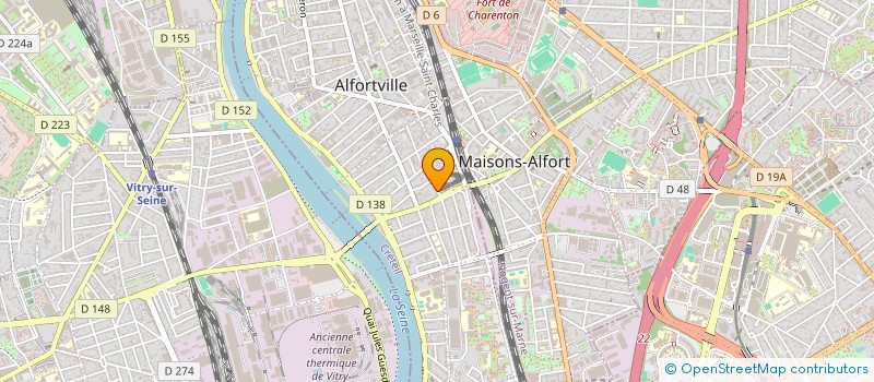 localisation de l'entreprise JENNASEVAN à ALFORTVILLE