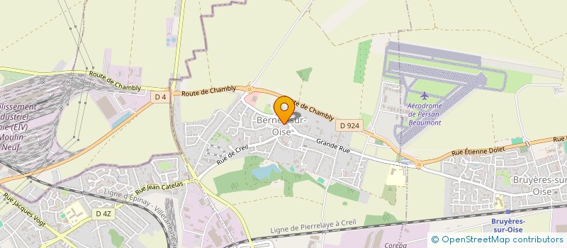 localisation de l'entreprise JENNI FER METAUX à BERNES-SUR-OISE