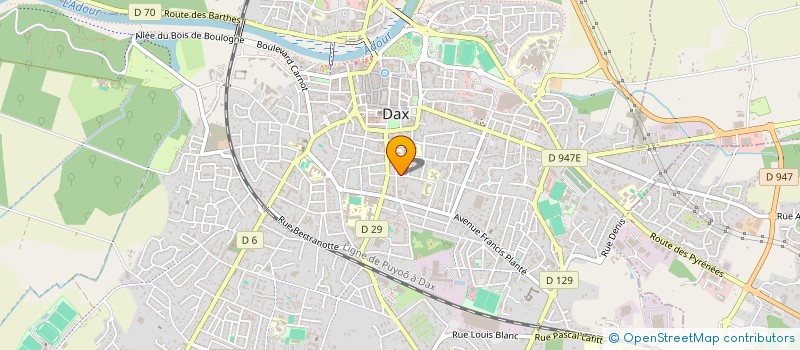 localisation de l'entreprise JENNIAN à DAX