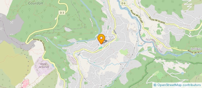 localisation de l'entreprise JENNICA INTERNATIONAL  LE BAR-SUR-LOUP