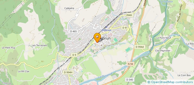 localisation de l'entreprise JENNIF'AIR à EMBRUN