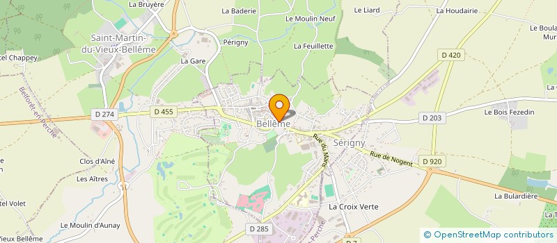 localisation de l'entreprise JENNIFER CRUCHET à BELLEME