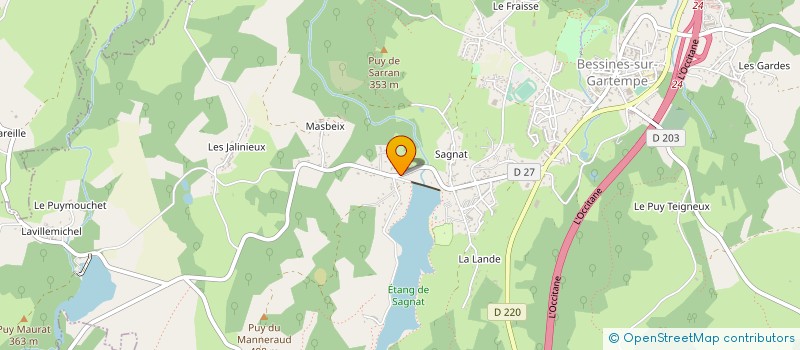 localisation de l'entreprise JENNIFER SARU  BESSINES-SUR-GARTEMPE