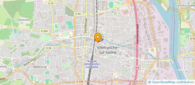 localisation de l'entreprise JENNISAY  VILLEFRANCHE-SUR-SAONE