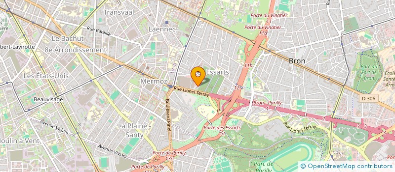 localisation de l'entreprise JENNIUM  BRON