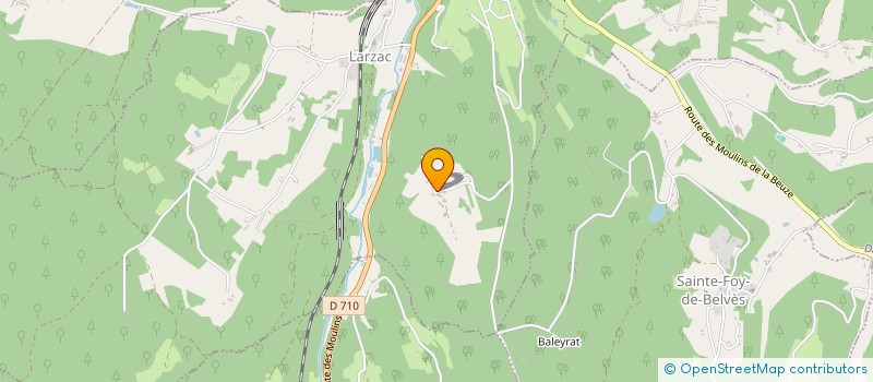 localisation de l'entreprise JENNPASTONY  LARZAC