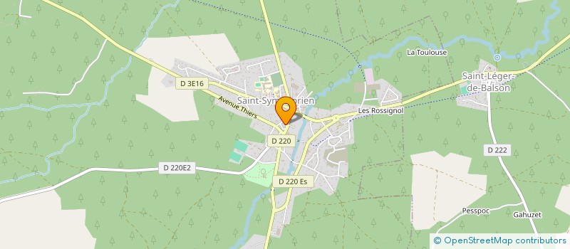 localisation de l'entreprise JENNY COIFFURE  SAINT-SYMPHORIEN