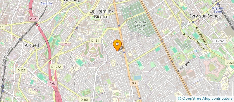 localisation de l'entreprise JENNY IMMO à VILLEJUIF