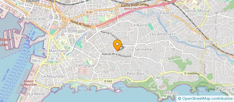 localisation de l'entreprise JENNY JESS  TOULON