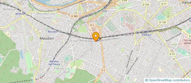 localisation de l'entreprise JENNY'K à CLAMART
