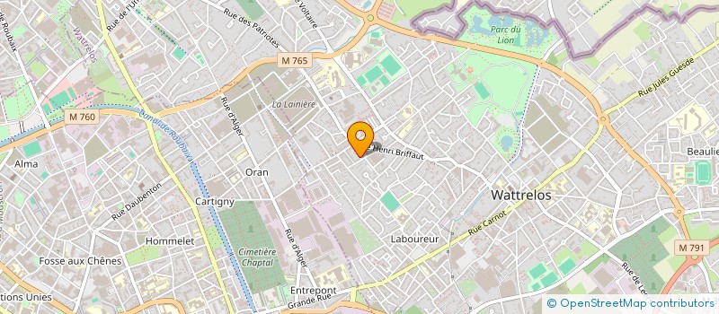 localisation de l'entreprise JENNY'S  WATTRELOS