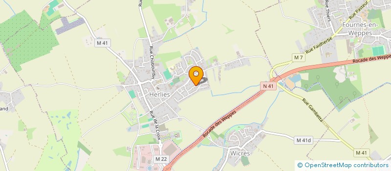 localisation de l'entreprise JENNY TAXI  HERLIES