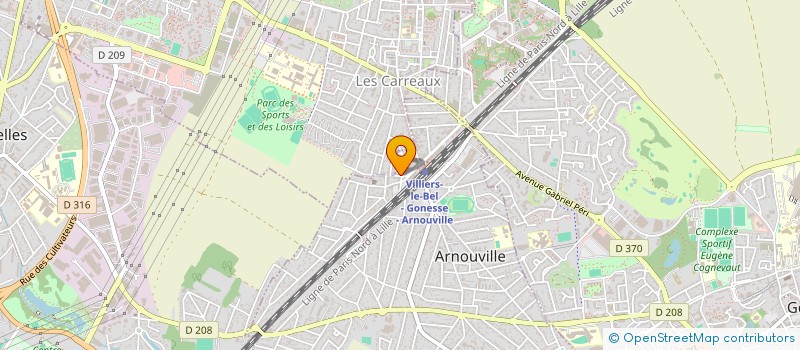 localisation de l'entreprise JENNYSAD à ARNOUVILLE