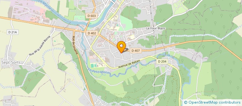 localisation de l'entreprise JENNYTEXIER à LA FERTE-SOUS-JOUARRE