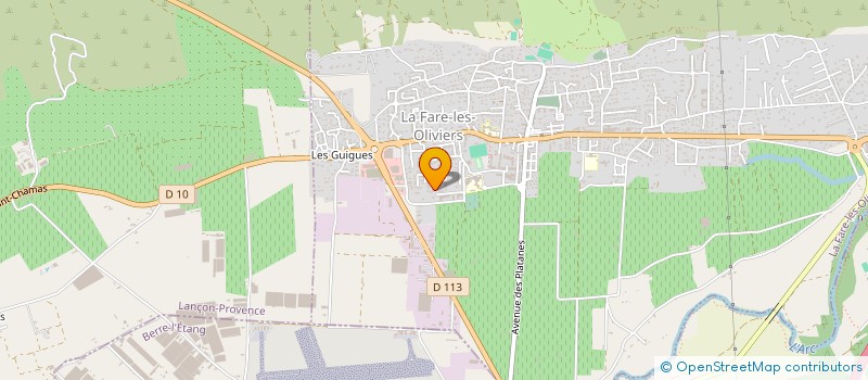 localisation de l'entreprise JENO  LA FARE-LES-OLIVIERS