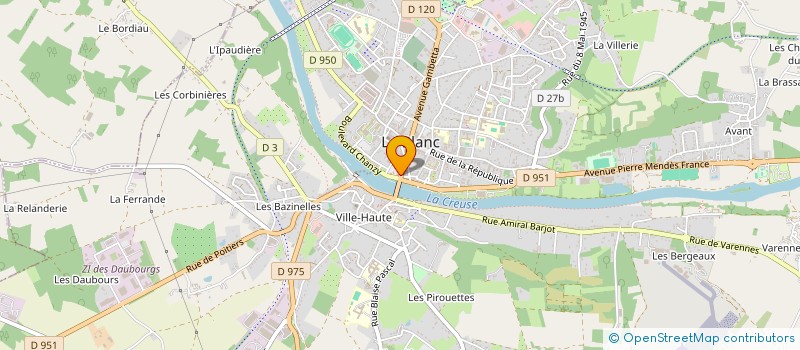 localisation de l'entreprise JENOCAPI à LE BLANC