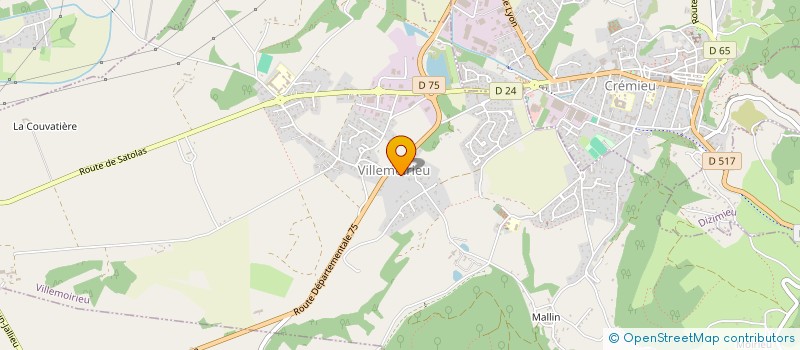 localisation de l'entreprise JENOPTEC NT à SAINT-QUENTIN-FALLAVIER