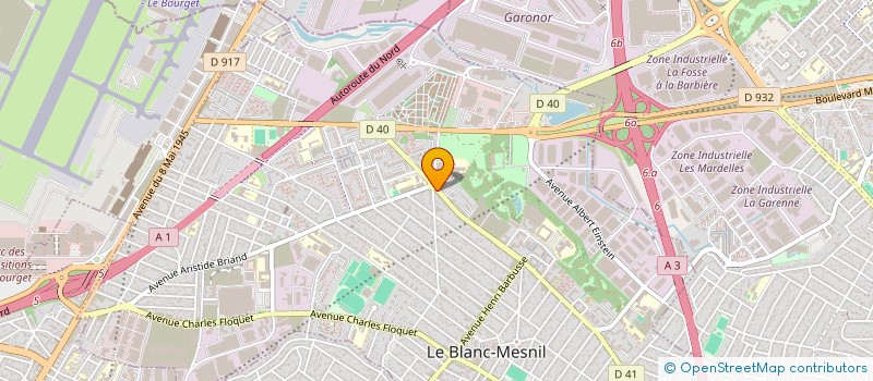 localisation de l'entreprise JENOTCH & FRERE à LE BLANC-MESNIL