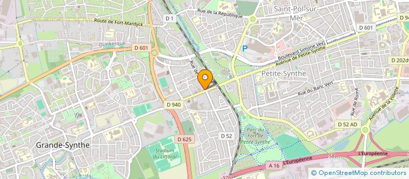 localisation de l'entreprise JENOTO à DUNKERQUE