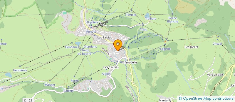 localisation de l'entreprise JENS  HAUTELUCE