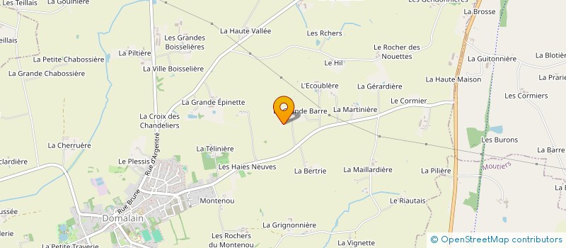 localisation de l'entreprise JENS.B IMMO  DOMALAIN