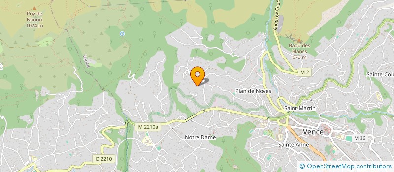 localisation de l'entreprise JENS06  VENCE