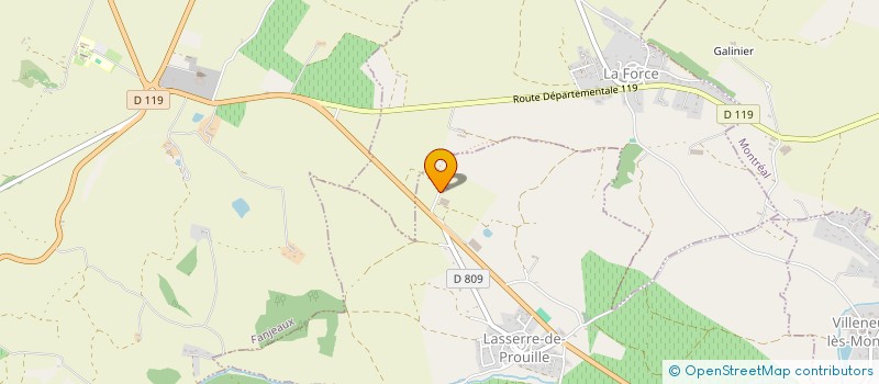 localisation de l'entreprise JENSEN SEED - FRANCE  LASSERRE DE PROUILLE