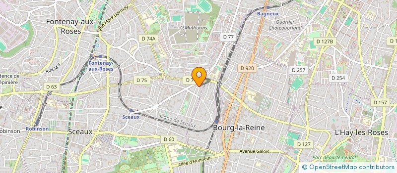 localisation de l'entreprise JENSOM à SCEAUX