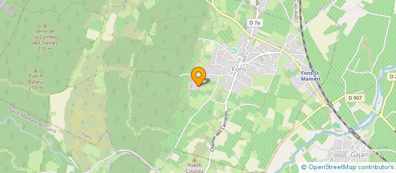 localisation de l'entreprise JENSTEHP  FONS