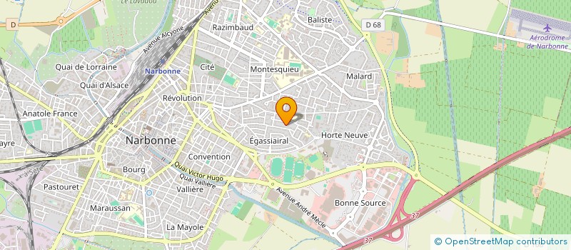 localisation de l'entreprise JENT à NARBONNE