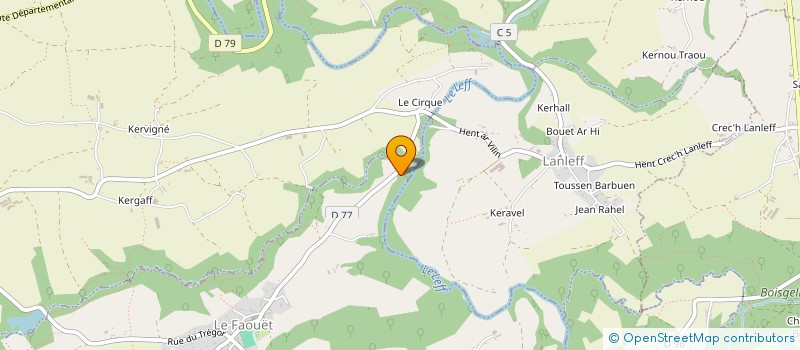 localisation de l'entreprise JENTGEN DESIGN à LE FAOUET