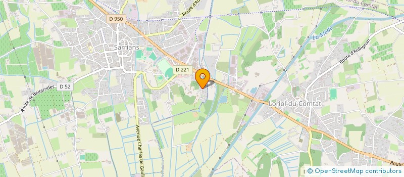 localisation de l'entreprise JENY'ART  SARRIANS