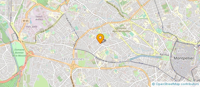 localisation de l'entreprise JEO ASSOCIES à MONTPELLIER