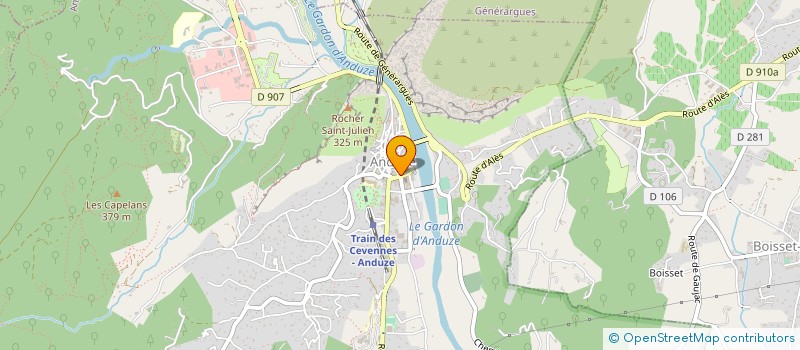 localisation de l'entreprise JEOLAS à ANDUZE