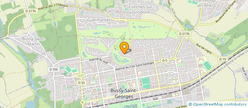 localisation de l'entreprise JEONG WEON KO  BUSSY-SAINT-GEORGES