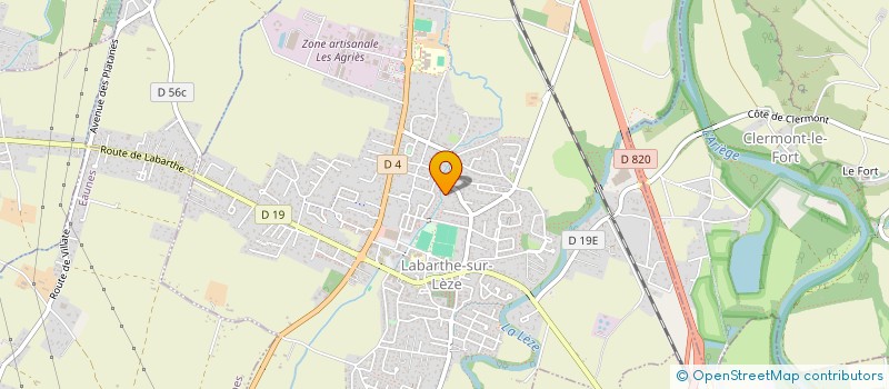 localisation de l'entreprise JEOPAT à LABARTHE-SUR-LEZE